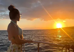 Tenerife Sunset Catamaran tour with transfer - Food and Drinks included.