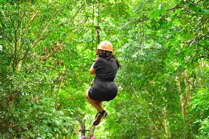 Atvs, Ziplines and Cenote from Cancun or Riviera Maya snack and water included