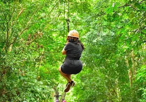 Atvs, Ziplines and Cenote from Cancun or Riviera Maya snack and water included