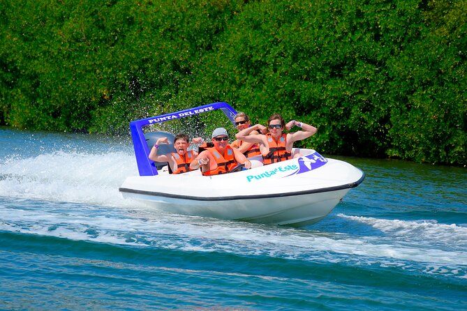 Ultimate Cancun Adventure: Speedboat Tour at Cancun's Lagoon
