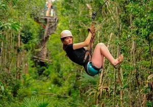 Horseback Riding, ATV (shared), Cenote & Zipline Combo 4X1 from Playa del Carmen