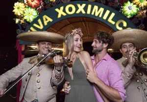 Xoximilco Party Night over Trajinera - Departure from Cancun