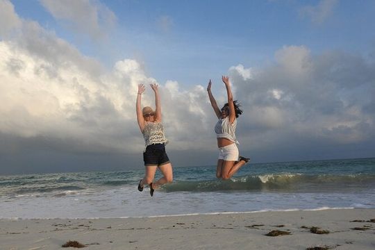 Isla Blanca wildlife expedition private bike & boat tour cancun mexico