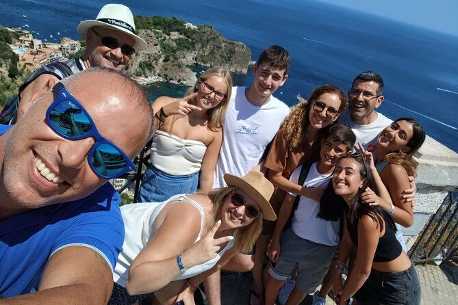 Messina Tour Taormina, Isola Bella beach with cannoli or granita