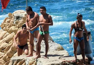 La Quebrada Spectacular: Cliff Diving Show with Dining & Shopping