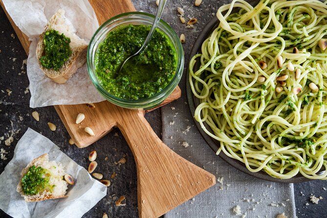 Pesto Making Class at Local's Home in Genoa