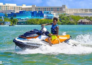 Drive a waverunner & enjoy the adrenaline in the Nichupte Lagoon