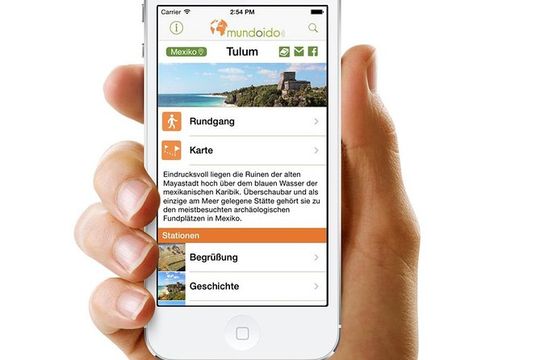 Audio guide app Tulum (tip: download Appstore/Playstore directly)