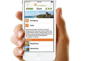 Audio guide app Tulum (tip: download Appstore/Playstore directly)