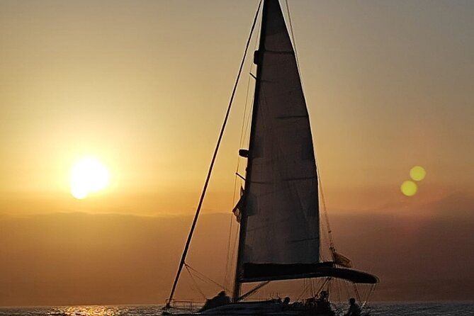 Marbella - sunset from sailboat with Drinks,dufour 412