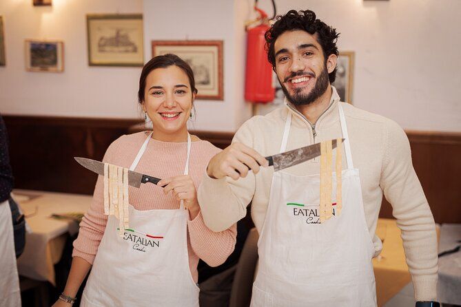 Fettuccine Pasta Cooking Class in Rome City Center