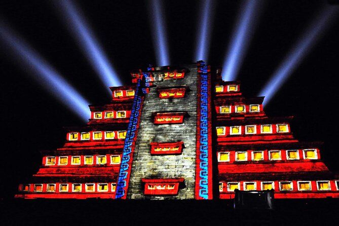 Tour Chichen Itza "Noches de Kukulkan" + Cenote & Hubiku from Cancún