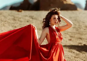 Private Sunset Flying Dress Photography in Tenerife