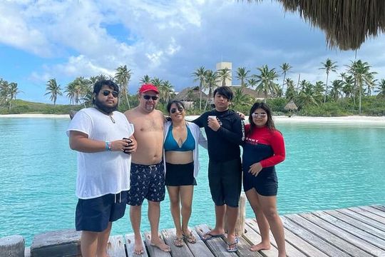 Contoy Caribbean Adventure! Round Transportation from Cancun