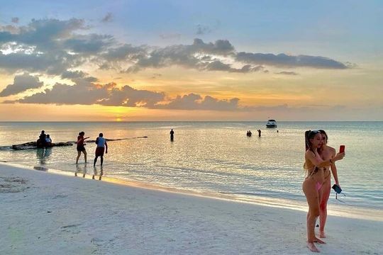 Most Beautiful Beaches Holbox by ferry & Punta Mosquitos