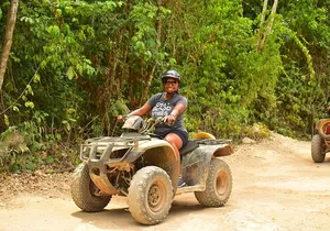 Unforgettable off-road experience from Cancun. Ziplines & cenote!