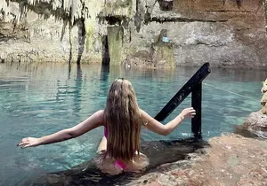 Magical Tulum Expedition Swim 3 Cenotes & Lagoon From Cancun