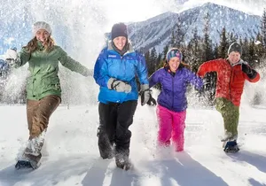 Snowshoeing Tour to the Paint Pots