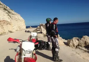 full day off road motorcycle adventure, Cabo Pulmo or Santiago waterfalls