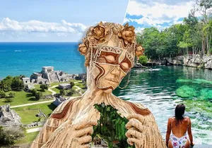 Tulum Ruins 4 Cenotes & Giant Sculpture