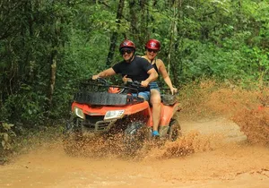 ATV, Ziplines and Cenote swim full experience from Cancún