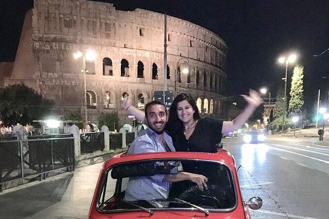 The Original Fiat 500 Night Tour of Rome