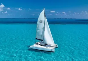 Isla Mujeres VIP Premium Catamaran Transport & Dock fee Included