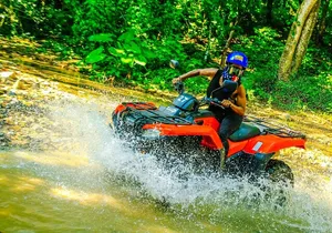 COMBO RZR or ATV + Zipline in the Vallarta Forest with Tequila