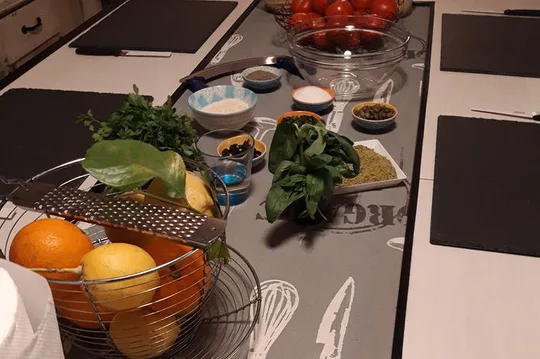 Cooking class shop market, and lunch or dinner with Chef Antonio