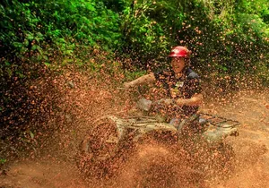 Atv’s, Ziplines and Cenote swim experience from Cancun