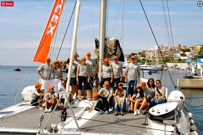 Catamaran Experience 21-23 person from Port Olimpic Barcelona