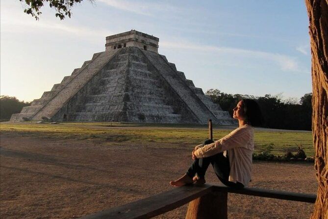 From Merida, Chichen Itza Citadel, Cenote Tsukan with Izamal