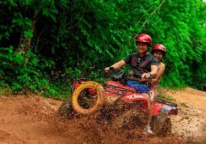 Atv experience, Ziplines adventure and Cenote swim from Cancun and Riviera Maya