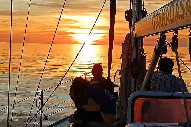 Sunset sailing along the cliffs of Maro- Private