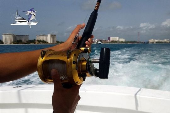 Cancun fishing charter if you don't fish you don't pay 46ft yacht 12pax 25P14