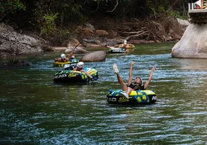 Combo ATV Jorullo Bridge + zip lines + mule ride