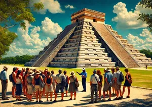 Chichen Itza, Mexican Buffet, Cenote & Valladolid guided Tour