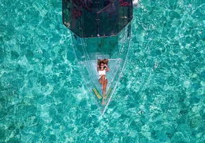 Clear Boat Ride at Cozumel! Round Transportation from Cancun & Playa Del Carmen