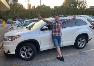 Whistler and Shannon falls with your luggage