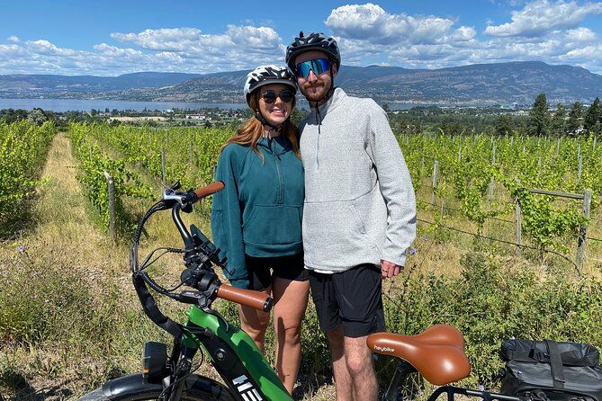 Kelowna E-Bike Wine Tour, Tastings, Lunch & Okanagan Views