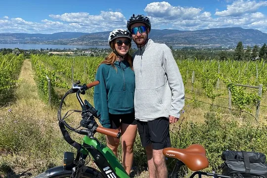 Kelowna Wine Tour by E-Bike with Tastings, Lunch & Okanagan Views
