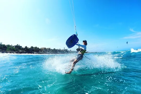 Private Kitesurfing Lessons in Tulum with a Private Beach Access 3hrs