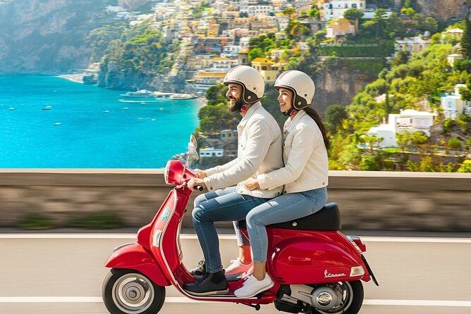 Private audio-guided Amalfi Coast Vespa Tour with driver