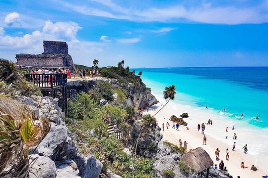 Tour 4x1 Vip - Tulum, Coba, Cenote & Playa del Carmen only from Cancun