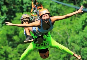 Canopy EcoPark Adventure with transportation from Puerto Vallarta