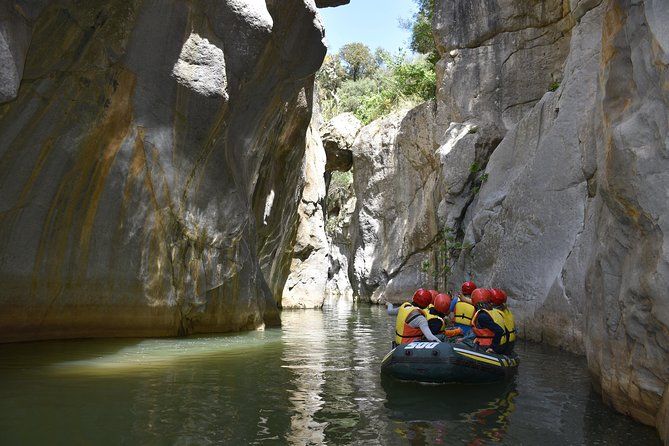 Excursion by rubber boat Tiberius Gorges and walking on the river
