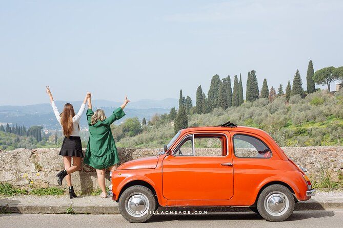 Florence Fiat 500 Wine Tour & Tuscan Lunch at Farm in Chianti
