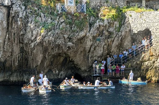 Small Group Tour to Blue Grotto, Anacapri and Capri from Naples