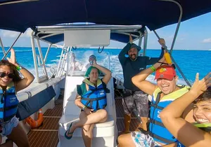 Swim Adventure with Whale Sharks in the Caribbean Sea from Riviera Maya & Cancún