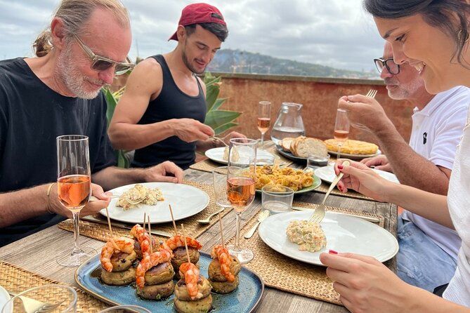 Barcelona: Authentic Tapas & Sangria Cooking Class on a Rooftop